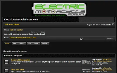  Electric motorcycle forum